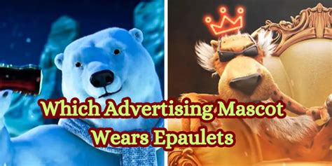 Name the advertising mascot known for wearing epaulets